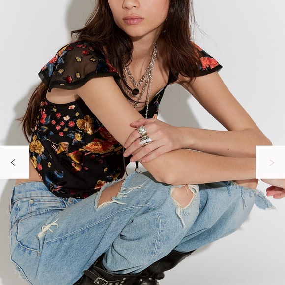 Free People Electra Heart Midi Skirt Set siky and velvety - Picture 4 of 8